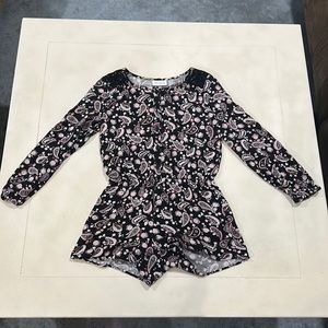 The Children’s Place girl’s paisley romper size 7/8.
